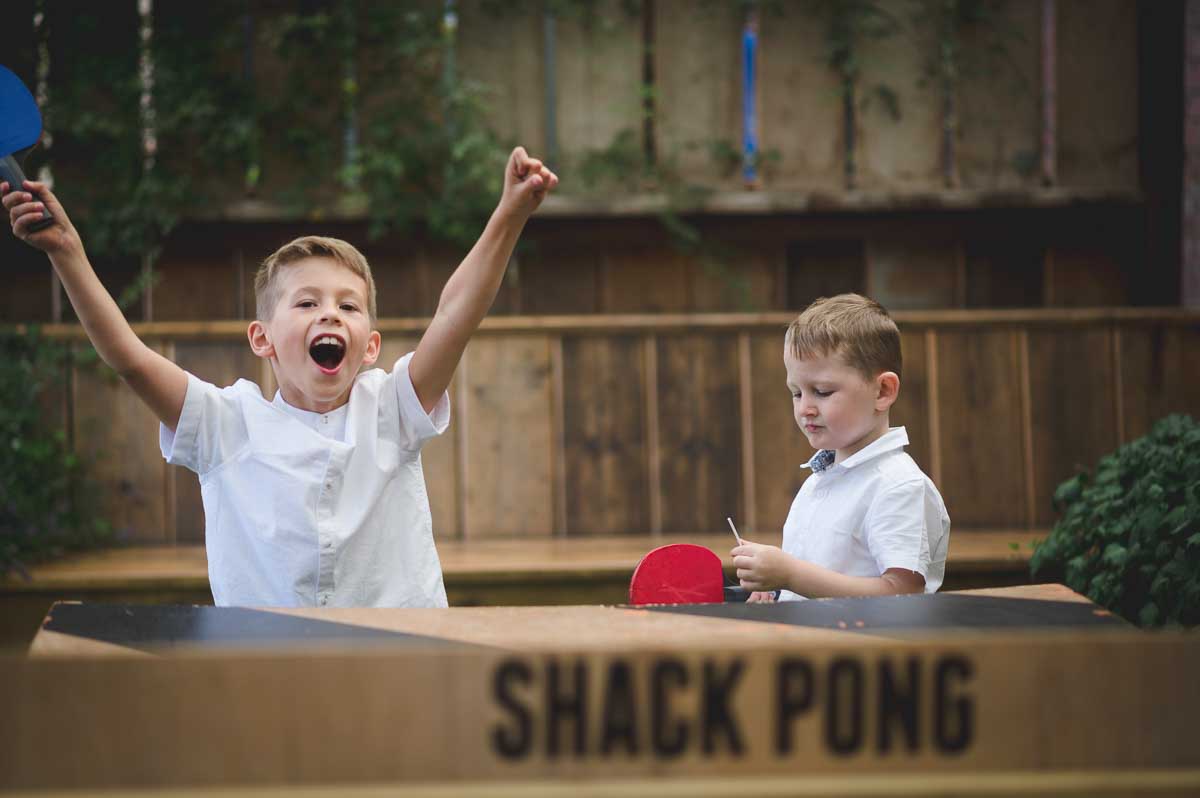 The ping pong table at Shack Revolution in Hereford