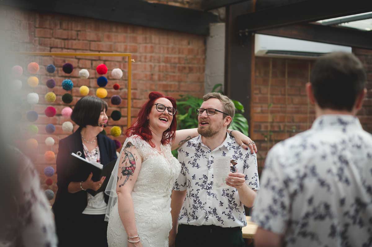 Sing a long at Shack revolution Hereford wedding