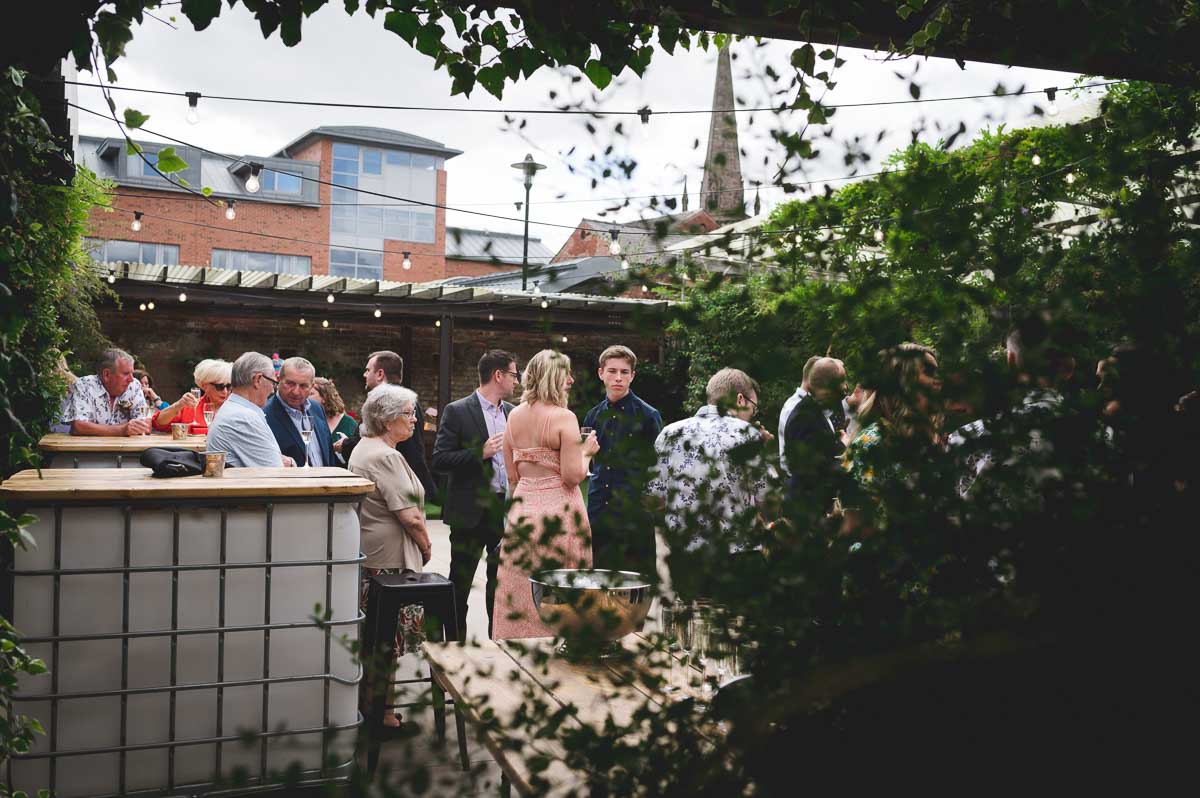 The courtyard at Shack Revolution in Hereford