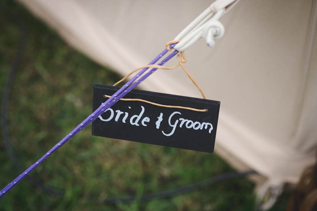 Wedding bell tent