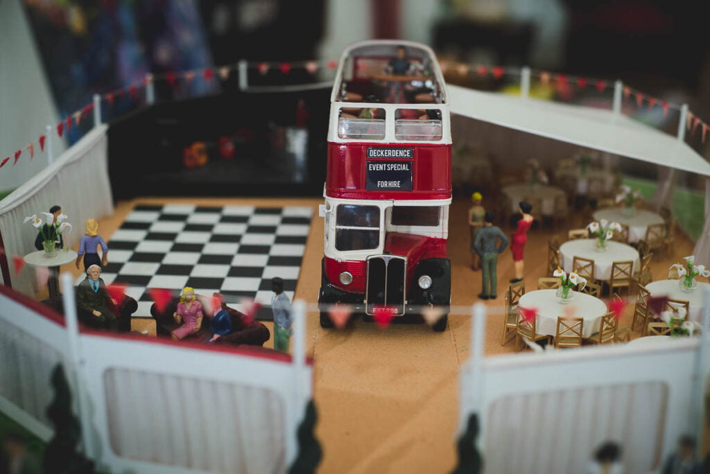 Deckerdence vintage bus wedding venue
