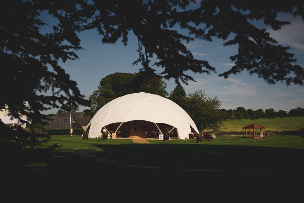 Alternatives to a marquee for your wedding - geodome